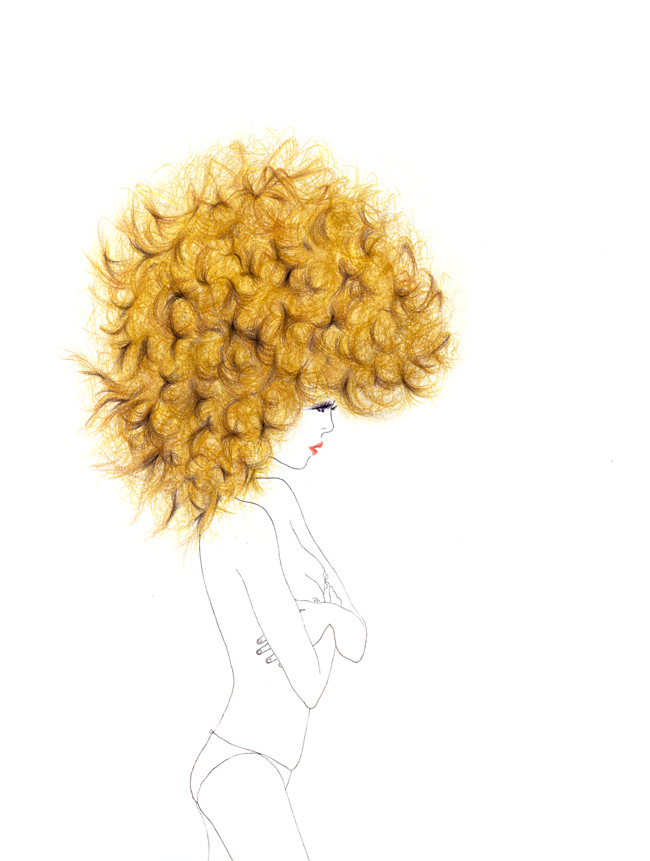 DADA colored pencils and ink on paper - 22x31cm