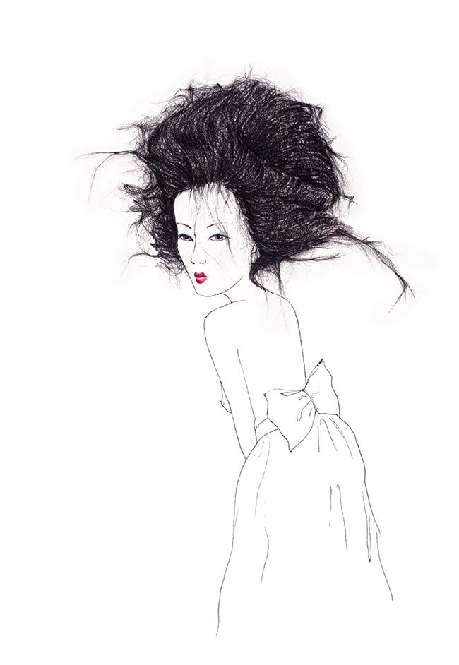 HIROTO colored pencils and ink on paper - 22x31cm