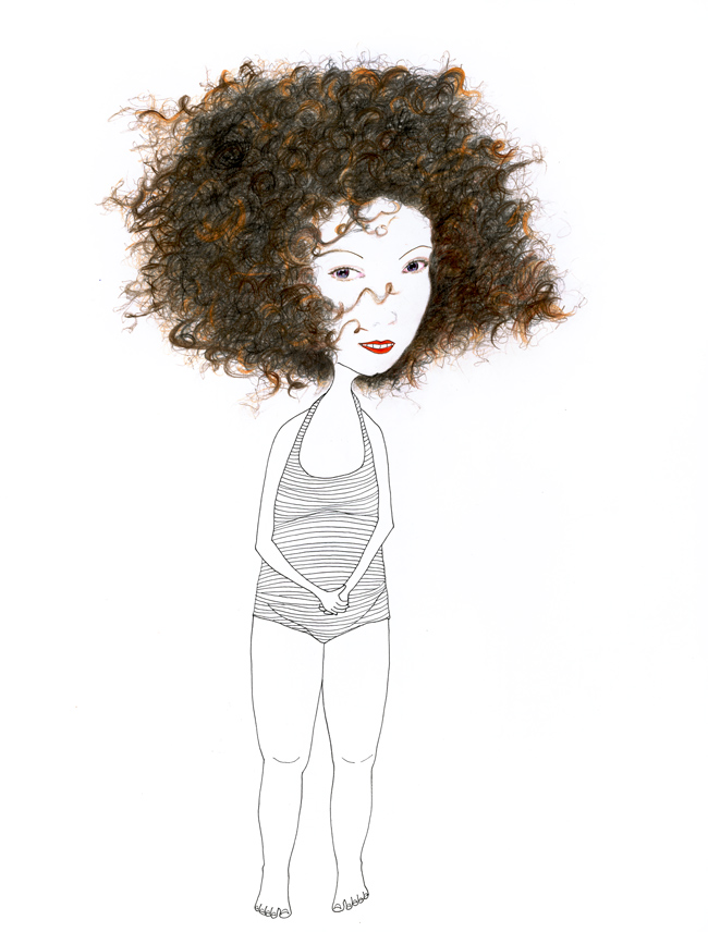 MARICA  colored pencils and ink on paper - 24x34cm