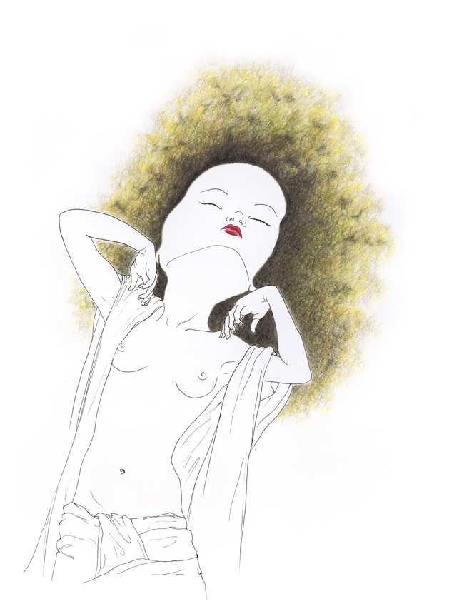 MELPO colored pencils and ink on paper - 24x34cm