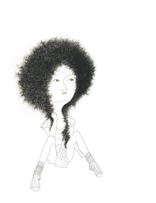 SUKI colored pencils and ink on paper - 22x31cm